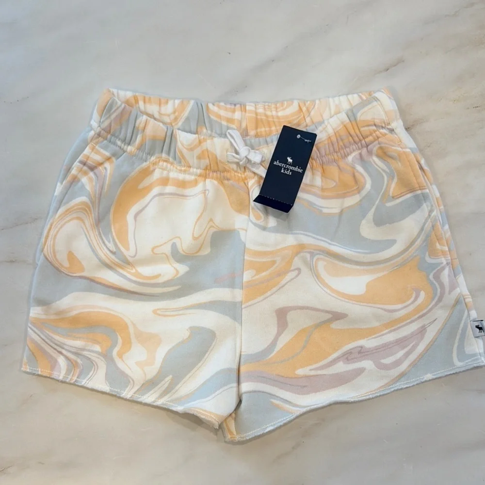 Abercrombie Kids Pull On Fleece Shorts! NWT!